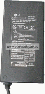 LG SAD6012SE AC DC ADAPTER 12V 5A POWER SUPPLY HL10007-2003A - Click Image to Close